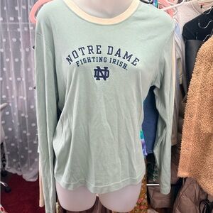 Y2K Notre Dame Fighting Irish Long Sleeve Shirt